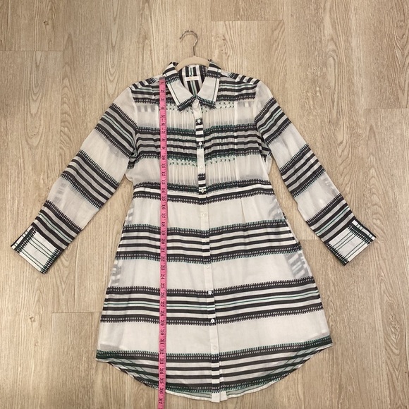 LOLA Australia Striped Button-Up Shirt Dress - Picture 9 of 12